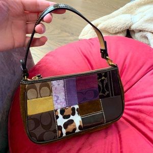 Coach patchwork purse/wristlet